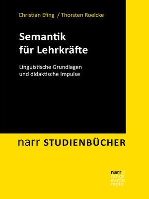 cover image of Semantik für Lehrkräfte